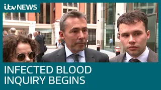 Contaminated blood victims speak about ruined lives| ITV News