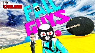 ЭТО ЧТО, FALL GUYS В ГТА 5 ? ПЫТАЕМСЯ ПРОЙТИ С JOE SPEEN, DIZOFF И ТУРИСТОМ ПЕШИЙ ПАРКУР.