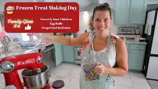 HUGE Food Making Day Frozen Treats | Making our Family's Favorite Chinese -- Is it as good???