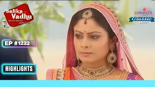 Villagers ने बचाया Anandi को | Balika Vadhu | बालिका वधू | Full Episode | Ep. 1222