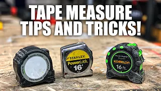 Tape Measure Woodworking Tips and Tricks