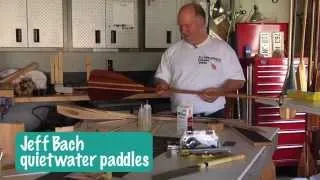 Bent Shaft Wood Canoe Paddle Kits from quietwater paddles