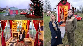 Kada įkurtuvės? Viačeslavas pastatė kalėdinį namelį ant ratų vos už 2 tūkst. eurų