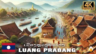 Luang Prabang, Laos🇱🇦 World Heritage City and Cultural Capital (4K HDR)