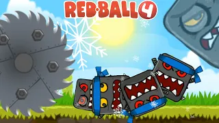 Red Ball 4 - Boss 1, Boss 2 Vs Two Boss 2 in All  Battle Maps