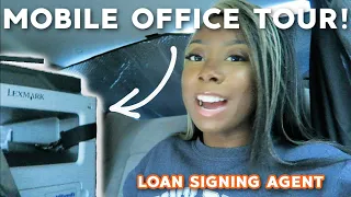 Mobile Office/Printer Tour for Notaries & Loan Signing Agents