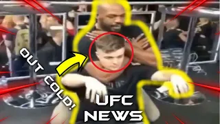 Jon Jones Chokes out a fan - Insane🔥 | #Shorts