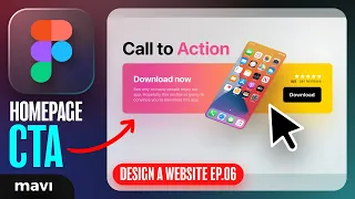 WEB DESIGN IN FIGMA ep.06: Call To Action (CTA) Section – Free UX / UI Course