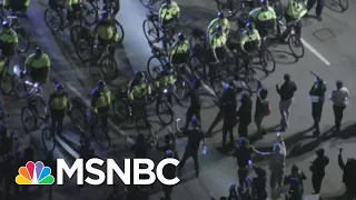 Protesters, Bike-Mounted Police Face Off In Boston | MSNBC