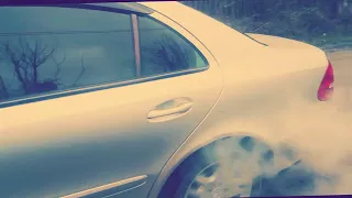 Mercedes-Benz E270 W211 Drift & burnout