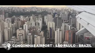 CONGONHAS AIRPORT - ONE OF OUR SCARIEST landing at Sao Paulo airport