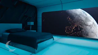 Starship Sleeping Quarters | Sleep Sounds White Noise with Deep Bass