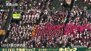 青森山田 2017 夏のブラバン甲子園 高校野球応援歌 チアリーダー