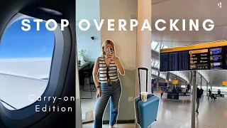 How I travel with just a carry-on ✈️ | *realistic* pack with me