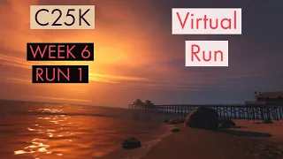 Couch to 5k week 6 run 1 (with audio) | Virtual running video