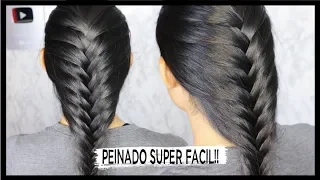 Como Hacer Una Trenza Cola De Pez Francesa | SUPER FACIL!