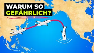 Der wahre Grund warum Flugzeuge nicht von Asien nach Südamerika fliegen