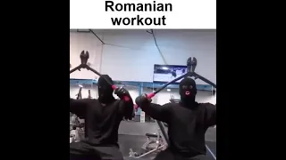 Romanian workout meme