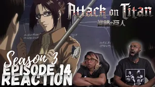 Anime Virgins watch 👀 Attack on Titan 3x14 | "Thunder Spears" Reaction