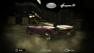 NFS Most Wanted Redux | Pagani Huayra BC Roadster Junkman Performance Gameplay