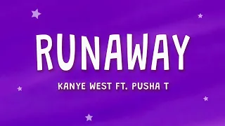 Kanye West - Runaway (Lyrics) ft. Pusha T    #runaway #kanyewest #cherrylu