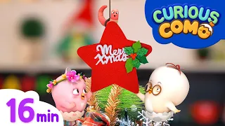 Curious Como | Christmas tree + More 16min | Cartoon video for kids | Como Kids TV