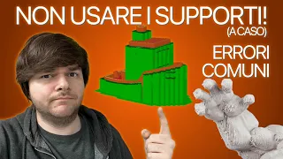 I supporti sono il MALE! ( se usati a caso ) Quando usarli e quando NON usarli nella stampa 3D