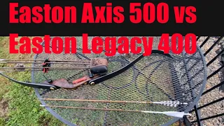 Arrow Spine Comparison Easton 400 vs Easton 500