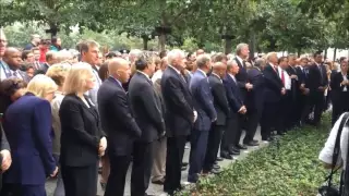 Video Shows Clinton Before and After Stumbling at 9/11 Memorial