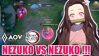 AOV X KIMETSU NO YAIBA || NEZUKO KAMADO IS AMAZING SKIN KEERA - ARENA OF VALOR