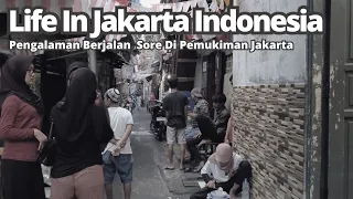 Kehidupan Sore Hari Di Area Gang Sempit Jembatan Besi Jakarta | Real Jakarta