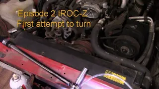 First Attempt to Turn Barn Find Engine - IROC-Z Barn find EP#2