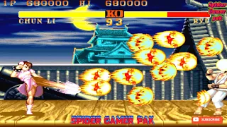Street Fighter 2 Hack - Golden Punishment Edition - Chun Li Playthrough (Challenge 2)