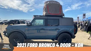 2021 Ford Bronco Badlands 4 door ride along -  2.7 twin turbo - KOH