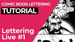Lettering Live #1 - Comic Book Lettering Tutorial - Live Demo in Adobe Illustrator