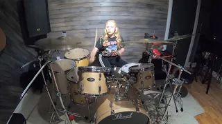 Iron Maiden "Hallowed Be Thy Name" drum cover by Maizie Short #deepcutschallenge