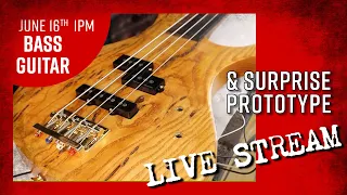 Fretting a Fretless Custom Bass Guitar - Luthiers Live Stream with Ben Crowe