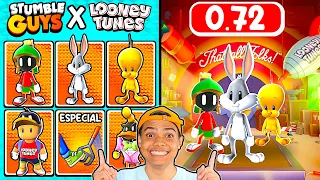 Novas skins Looney Tunes e novo emote especial no Stumble Guys beta fechada 0.72