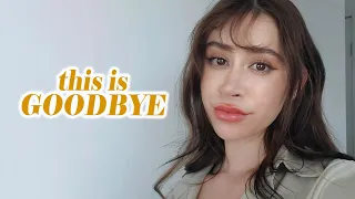 IT'S OVER, an announcement farewell vlog