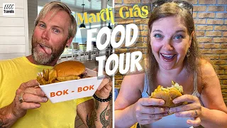 CRUISE FOOD!!  Are You HUNGRY??? Carnival Mardi Gras Food Tour