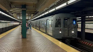 IND Central Park West Line: (A) (B) (C) (D) Trains @ 125th St (R46, R68, R68A, R160A-1, R179, R211A)