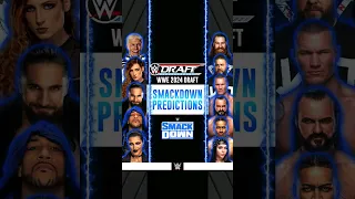 WWE Draft 2024 - SmackDown Predictions #Bevelock #Shorts #Draft #WWESmackDown #Draft2024