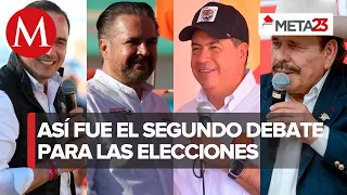¿Qué pasó en el segundo debate por la gubernatura de Coahuila?