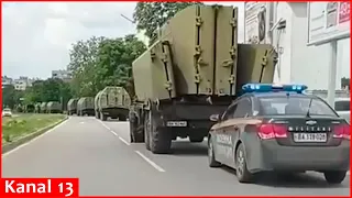 Convoy of military equipment sent from Bulgaria to Ukraine