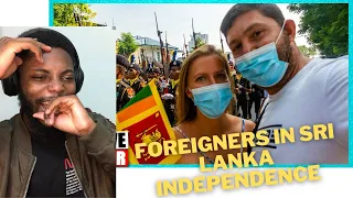 Foreigners in Sri Lanka Independence Day 2022 - REACTION