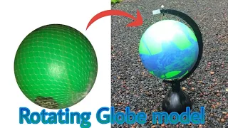 💯Make beautiful Globe at home at very low cost / plastic bottle craft idea @Zmpletips malayalam