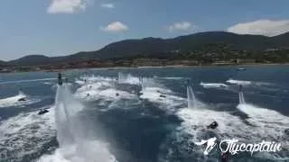 BREITLING FLYBOARD FAMILY in CAVALAIRE NEW WORLD RECORD 58 FLYBOARDERS FLY TOGETHER