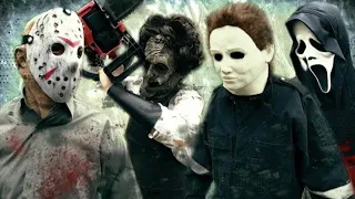 Jason Voorhees vs Leatherface vs Ghostface vs Michael Myers| Horror Battle Fan Film