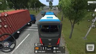 today our new destination is pekanbaru to medan in I'd bus simulator gameplay map