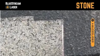 Laser cleaning of stone vs sandblasting / Laser rens av stein sandblåsing / restoration restaurering